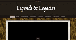 Desktop Screenshot of legendsandlegacies-llc.com
